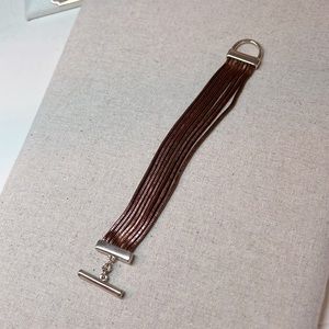 WHBM copper chain bracelet